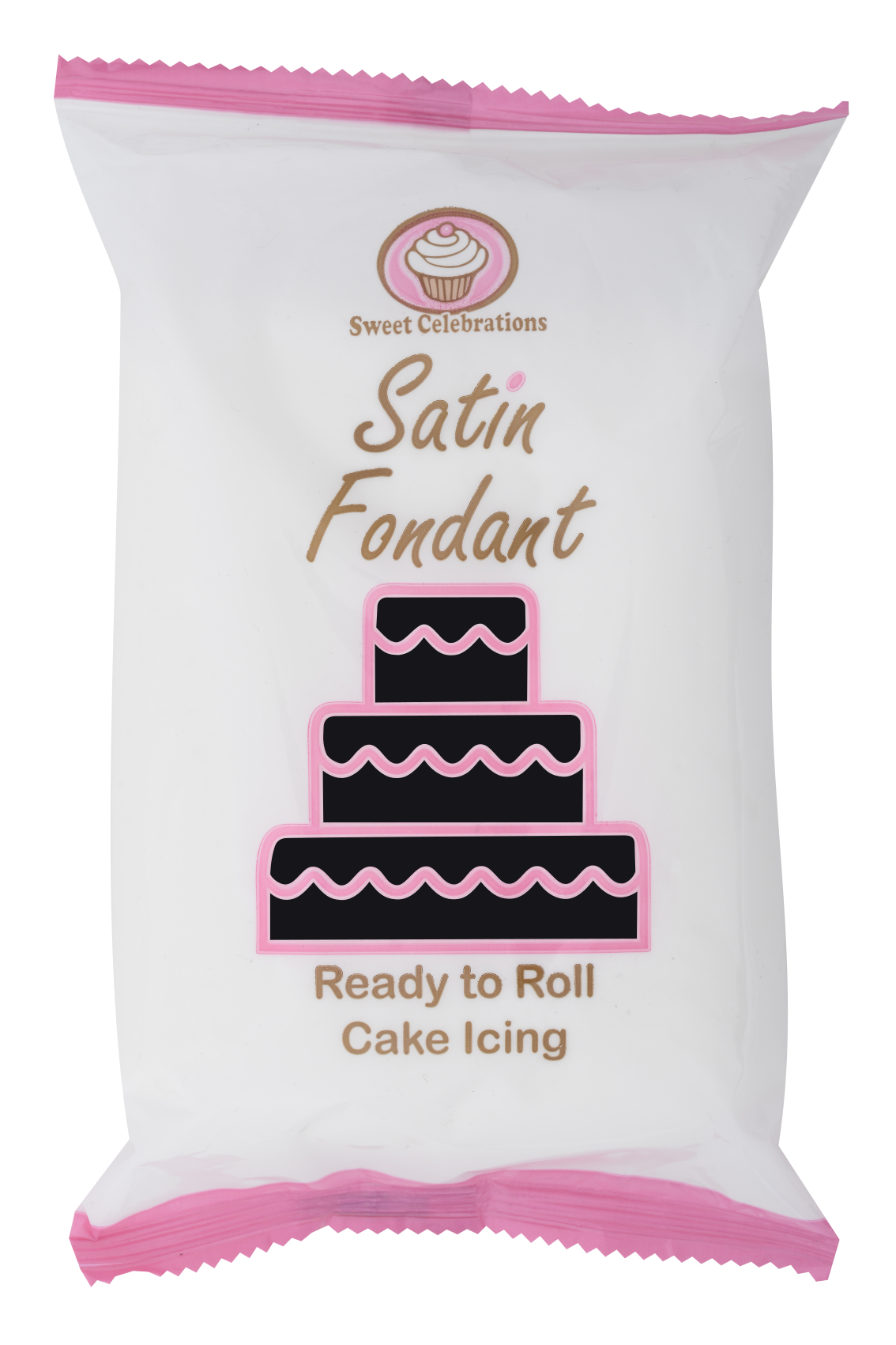 Satin Fondant Black