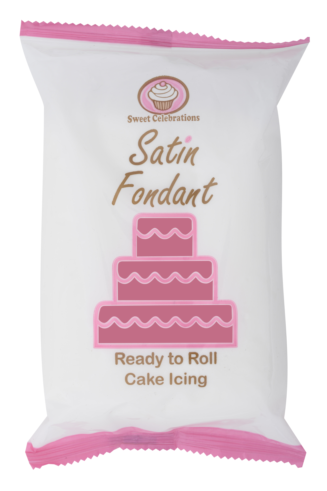 Satin Fondant Hot Pink