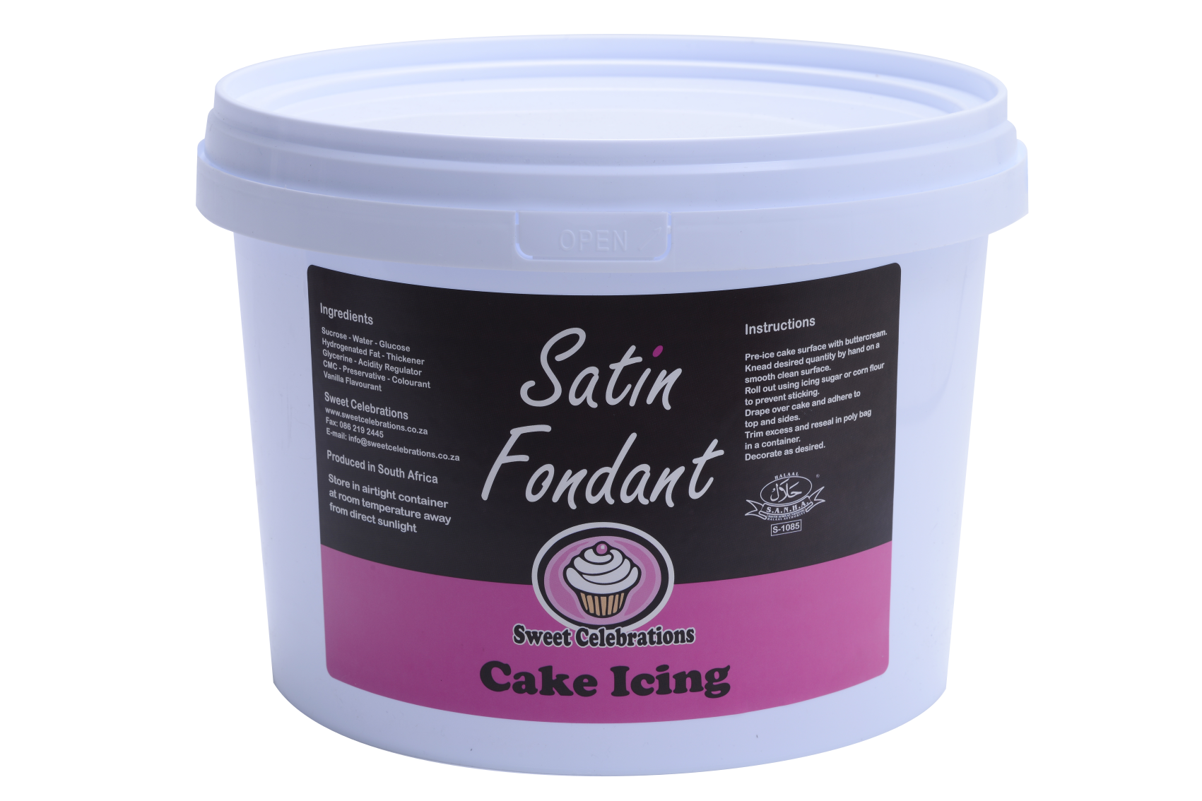 Satin Fondant Yellow 5kg